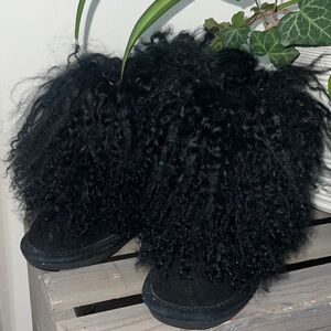 Girls furry fun boots Sz-8